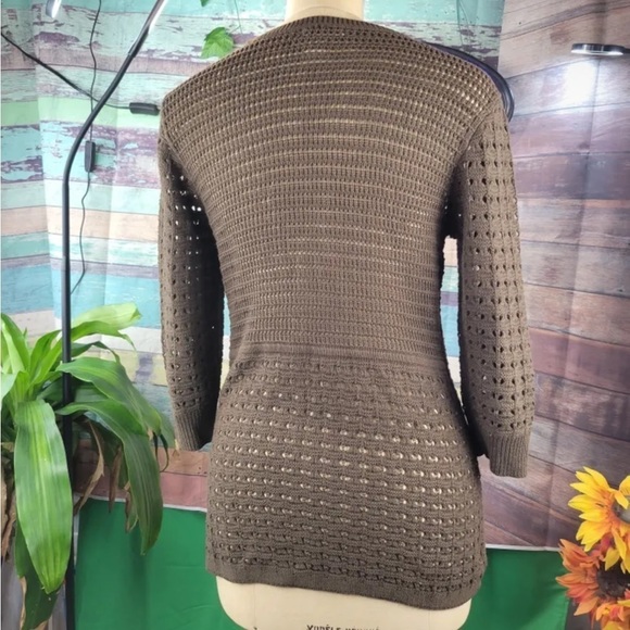 DKNY JEANS crochet cardigan - Picture 3 of 6